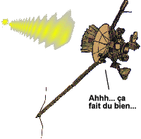 Galileo
 tries to warm up the stupid antenna