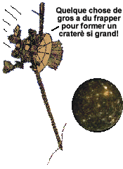 Galileo checks out 
Callisto's big crater