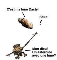 Galileo meets Ida and its moon, Dactyl
