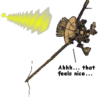 Galileo
 tries to warm up the stupid antenna