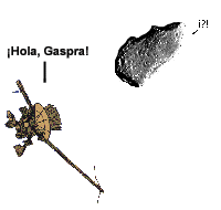 Galileo is the first to see an asteroid