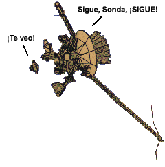 Galileo and the Probe separate for their missions
