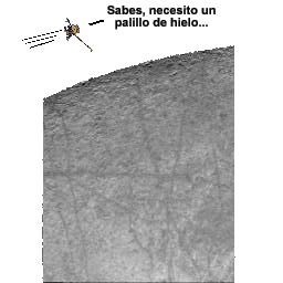 Galileo skims over 
Europa