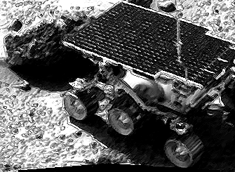 The
 Little Rock and the Little Rover Meet at Last